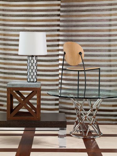 Wood and Tile Mixed Hardwood Flooring