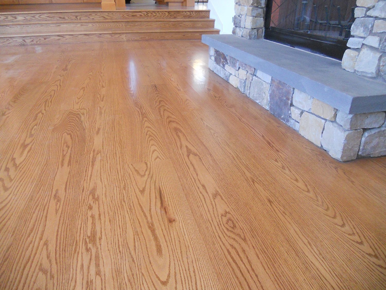 red oak floor