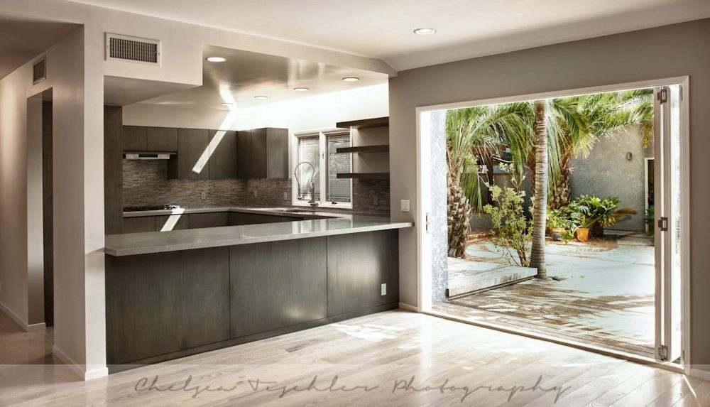 Wide Plank Ash Hardwood floors with White Wash Fence Stain