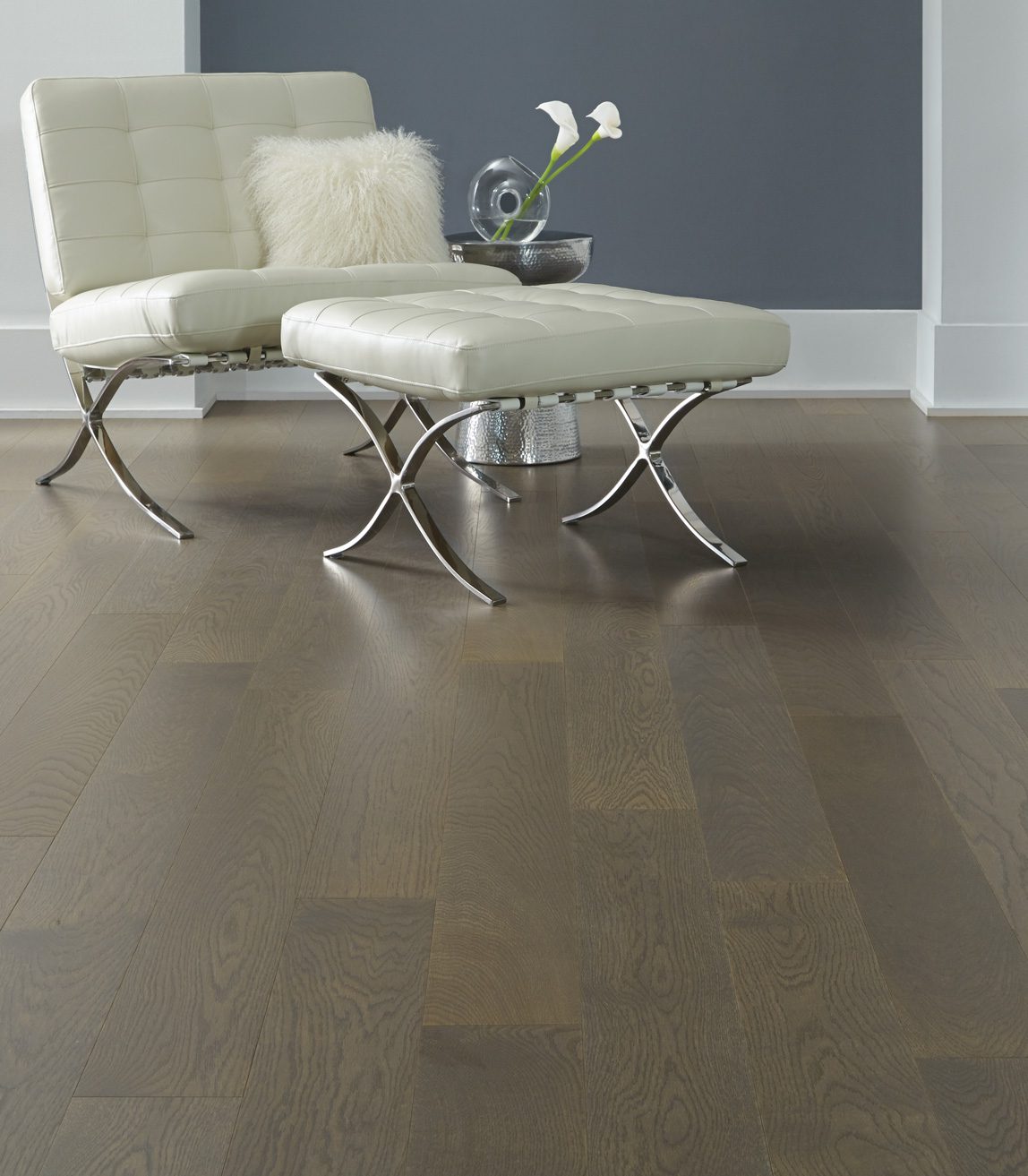 White Oak with Gray Finish