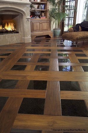 Walnut Patterned Chic Flooring