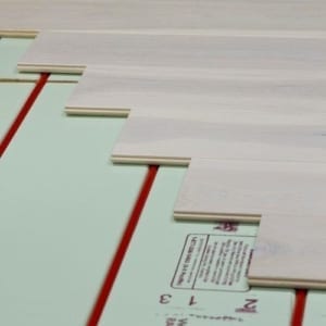 hickory wood floor on radiant heat