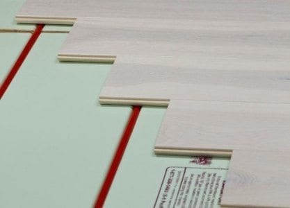 Carlisle Hickory flooring on radiant heat