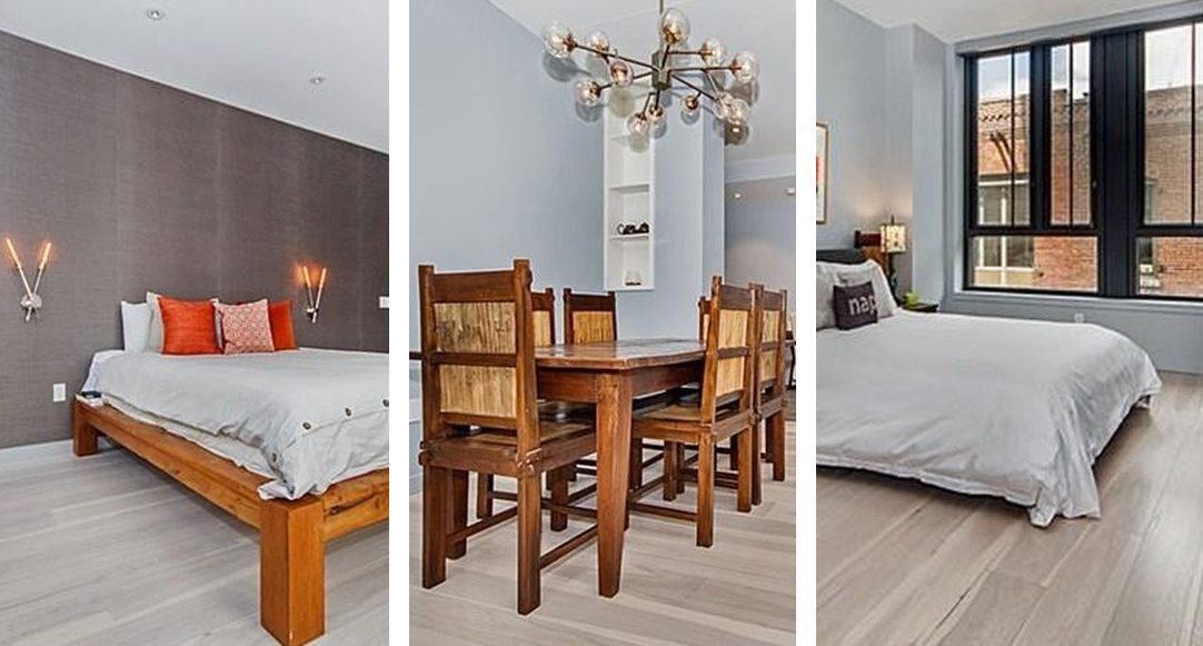 Carlisle Hickory Flooring & Boston Living Room