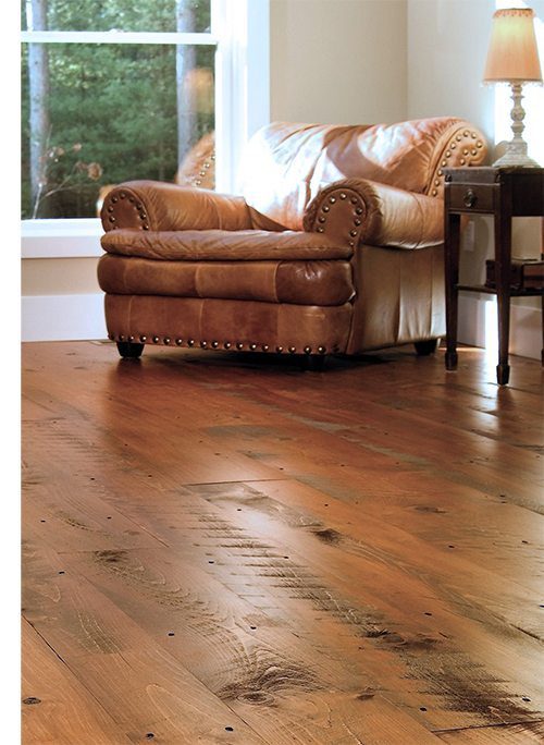 Distressed wood flooring & Pine flooring from Carlisle Wide Plank Floors