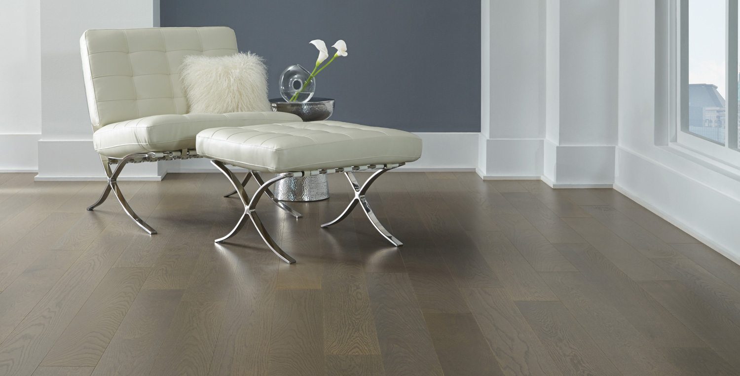 Manufactured Hardwood Floors in Living Room