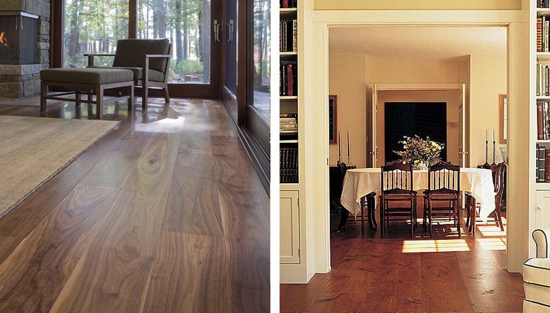 Prefinished Pine and Walnut Flooring from Carlisle Wide Plank Floors