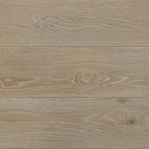 Light brown wide plank flooring with subtle grain details for a natural, textured look.