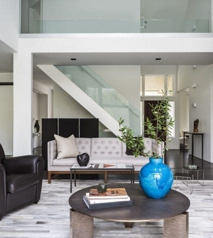 Reston Residence, Ash Flooring in Living Room