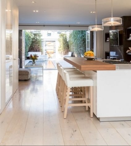White Oak Flooring in a Trendsetting Kitchen