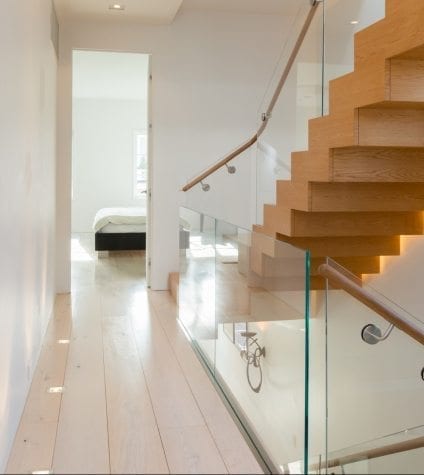 White Oak Floors in an Upstairs Hallway