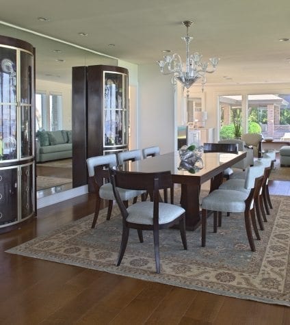 Rift and Quartersawn White Oak in a Formal Dining Room