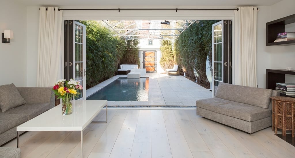 White Stained Oak Floor