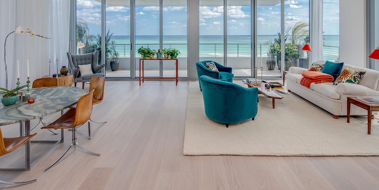 Whitewashed Oak Floor