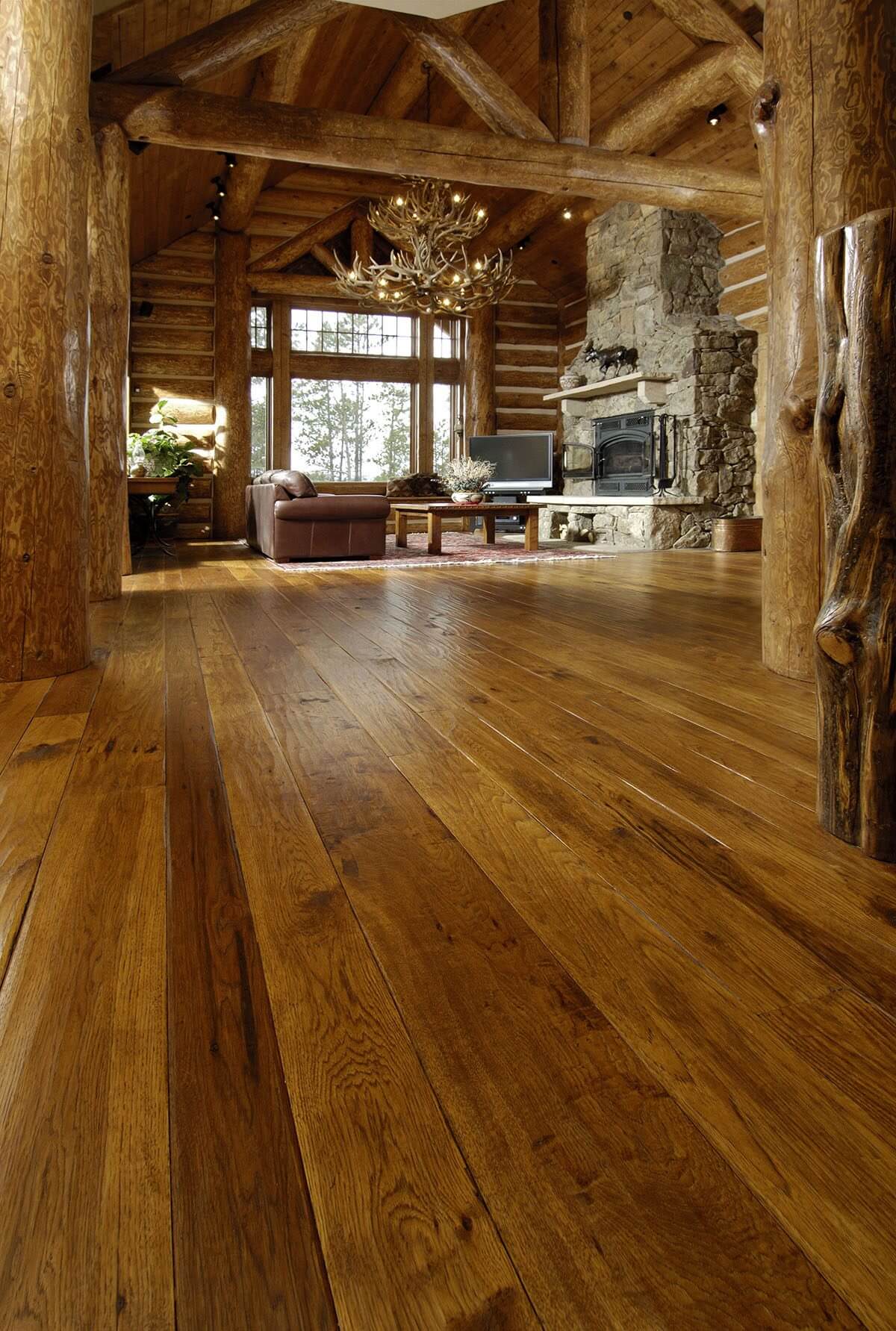 Hand-Scraped Hickory