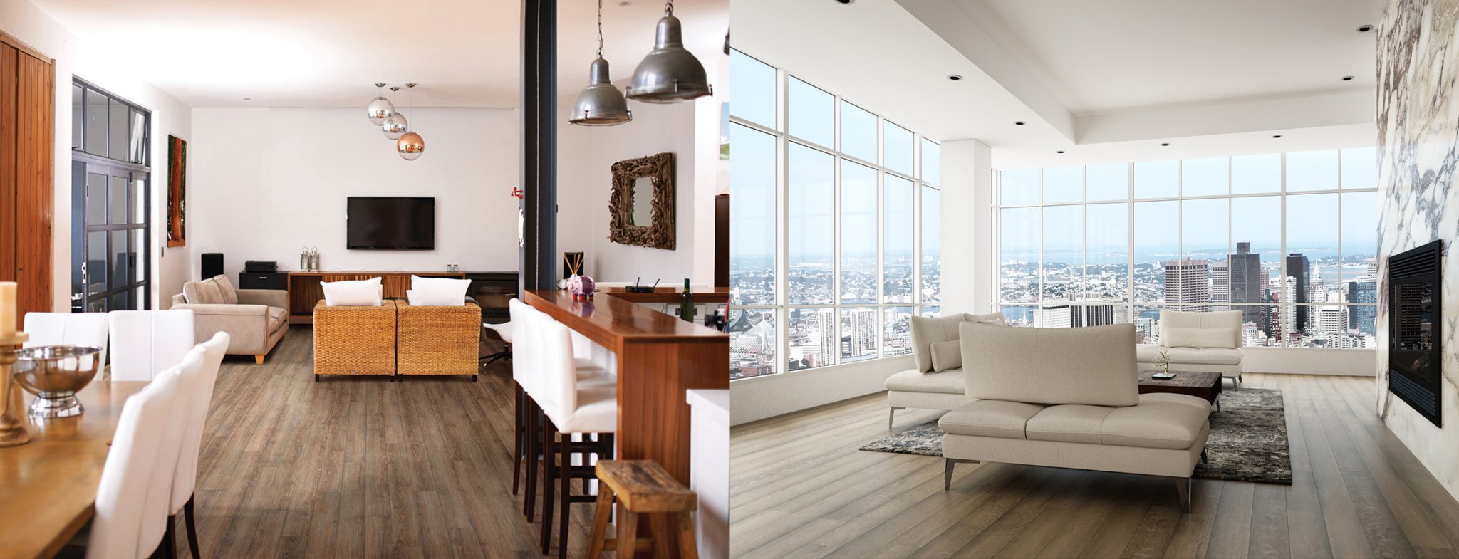 Comparison Vinyl vs. Wood