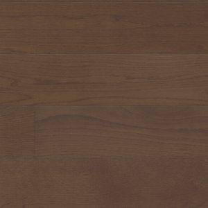 Horizontal dark wide plank flooring with natural grain patterns.