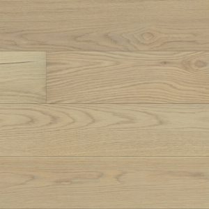 Wide plank flooring with light brown tones and smooth grain.