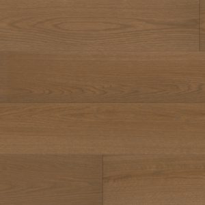 Horizontal wide plank flooring in warm brown with natural wood grain.