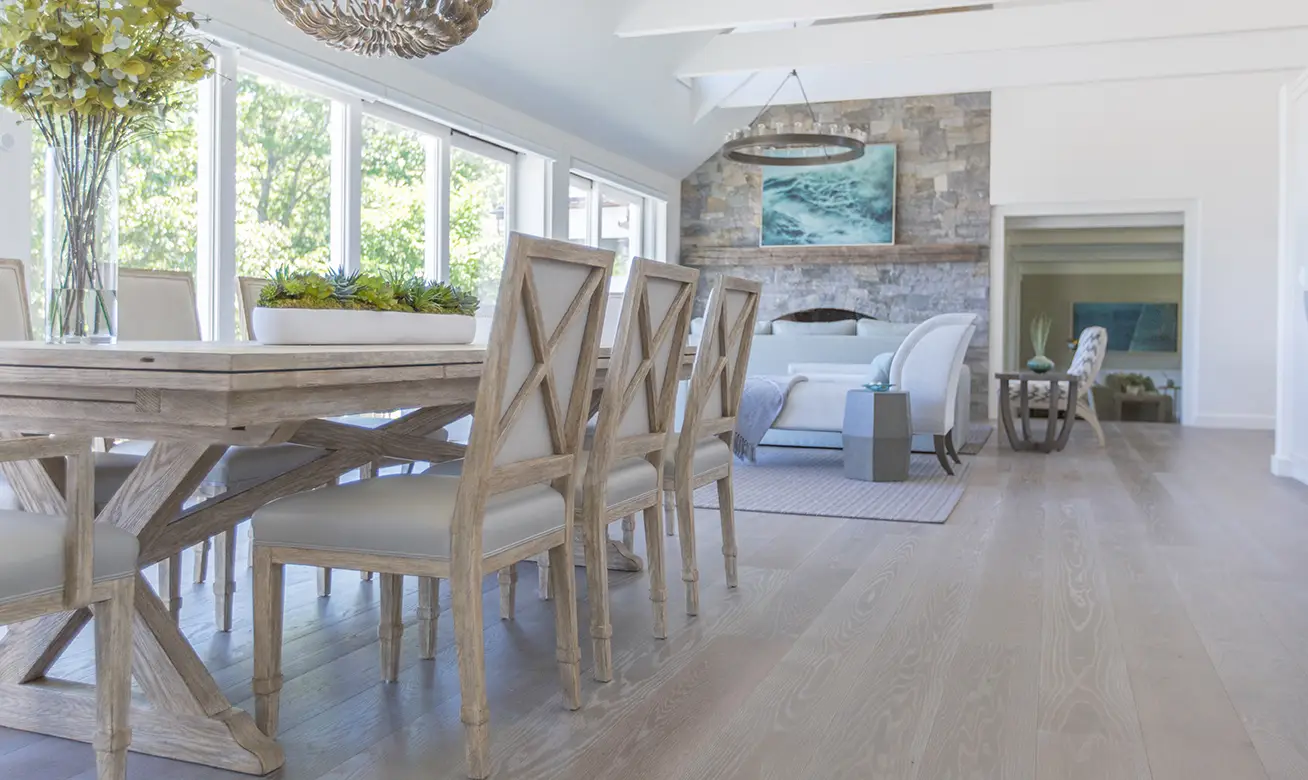 Optimistic Stone | Designer: Jill Najnigier | ID#11567 Carlisle White Oak Flooring